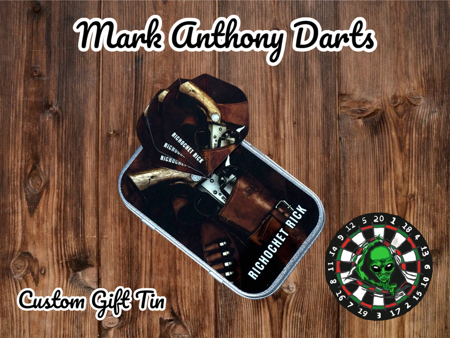 Custom Dart Flight Gift Tin
